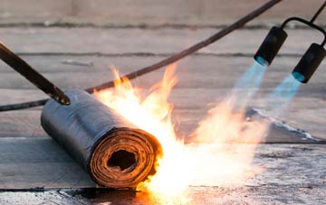 Llangors asphalt flat roofing repairs